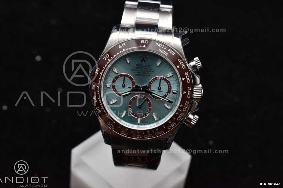 QF Daytona Braclet on 126506 Dial Stick YG V 1:1 Best Edition Breathable Ice Marker SS 791 SH4131 Blue 0814